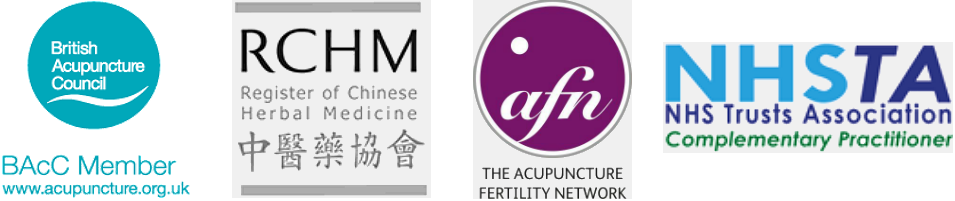 Member of the British Acupuncture Council, Register of Chinese Herbal Medicine and Acupuncture Fertility Network