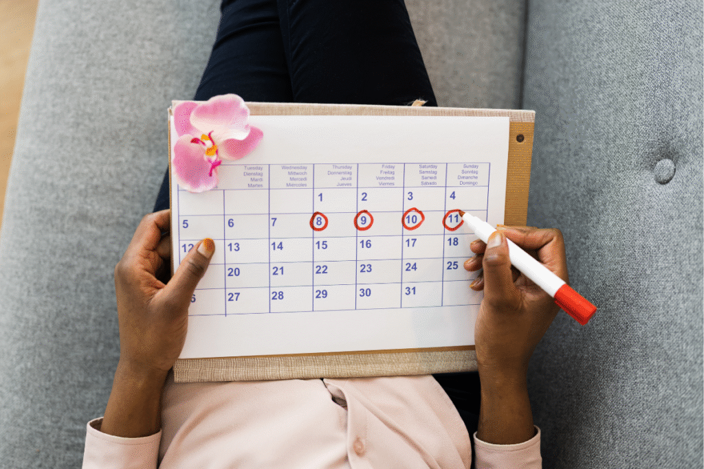 Tracking menstrual cycle and ovulation as part of natural fertility and gynaecology care with menstrual cycle acupuncture and TCM
