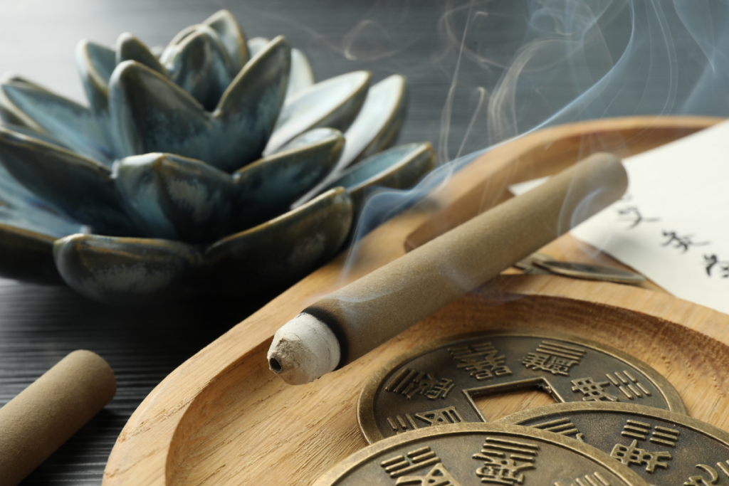 Moxibustion therapy supporting meridian flow in Traditional Chinese Medicine