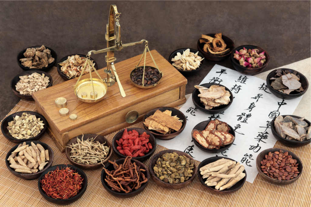 Chinese herbal medicine ingredients used in Traditional Chinese Medicine